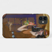 踊り魅力的女性のカーボーイ電話カバー Case-Mate iPhoneケース (裏面(横))