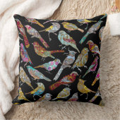 踊り鳥エレガント枕 クッション (ブランケット)