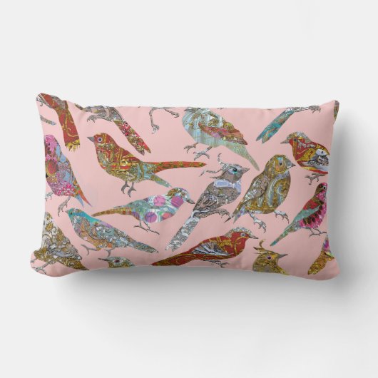 踊り鳥オンバラクォーツ ランバークッション (正面)