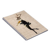 踊り鹿とバイオリン2 ノートブック (右側)