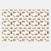 踊り50の食品品揃え ラッピングペーパーシート (正面3)