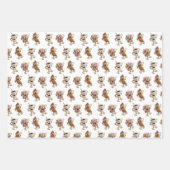 踊り50の食品品揃え ラッピングペーパーシート (正面)