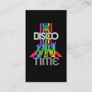踊り80s 90sパーティーミュージックディスコレトロ 名刺