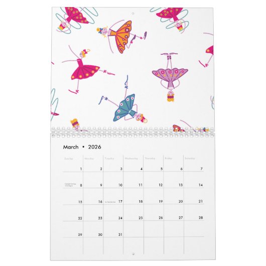 踊り カレンダー (3月 2026)