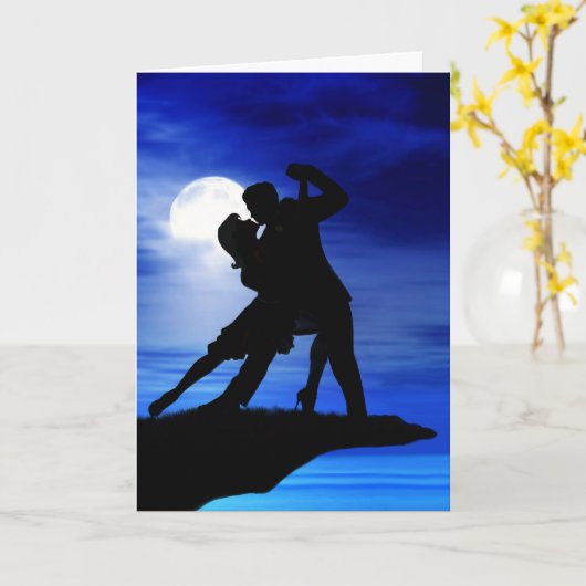 踊り カード (黄色い花)