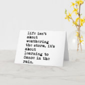 踊り カード (黄色い花)