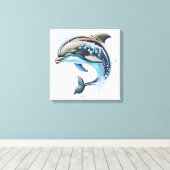 踊り キャンバスプリント (インサイチュ (ウッドフロア))