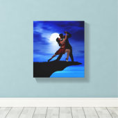 踊り キャンバスプリント (インサイチュ (ウッドフロア))