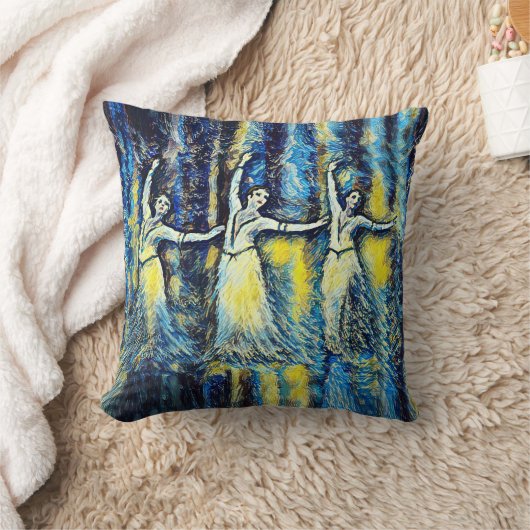 踊り クッション (ブランケット)