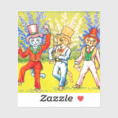 踊り シール (シート)