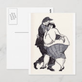 踊り – ジール ポストカード (正面/裏面)