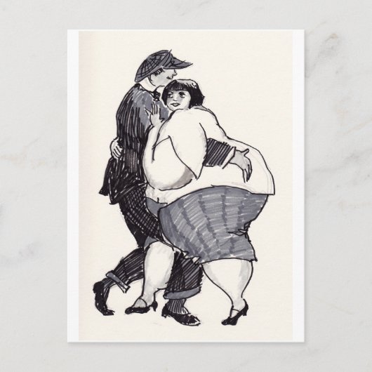 踊り – ジール ポストカード (正面)