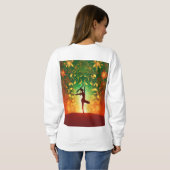 踊り スウェットシャツ (裏面フル)