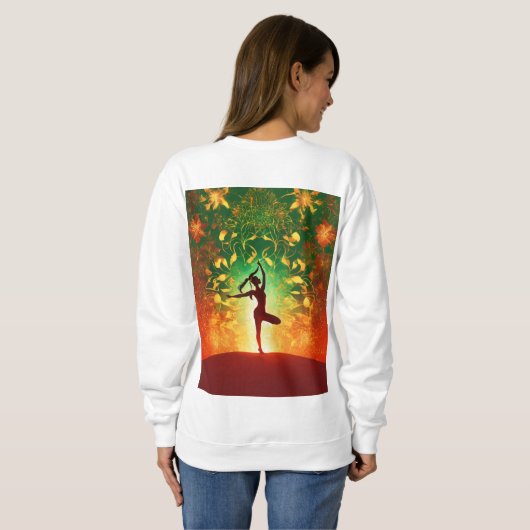 踊り スウェットシャツ (裏面フル)