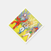 踊り スタンダードカクテルナプキン (角)