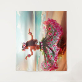 踊り タペストリー