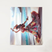 踊り タペストリー (正面)