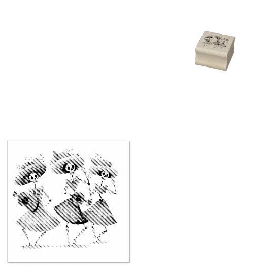 踊り・デッドのメロディカスタムー ラバースタンプ (押印)