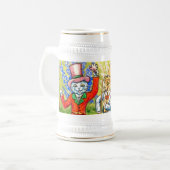 踊り ビールジョッキ (正面左)