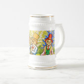 踊り ビールジョッキ (正面右)