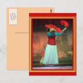 踊り（ファンあり） ポストカード (正面/裏面)