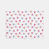 踊り フリースブランケット (正面(横))