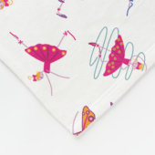 踊り フリースブランケット (角)