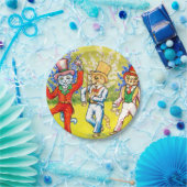 踊り ペーパープレート (パーティー)