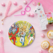 踊り ペーパープレート (パーティー)