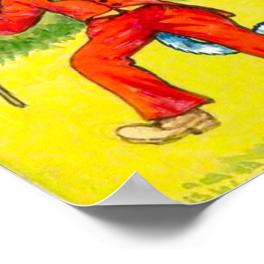 踊り ポスター (角)