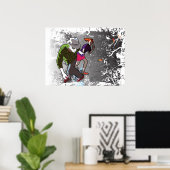 踊り ポスター (ホームオフィス)