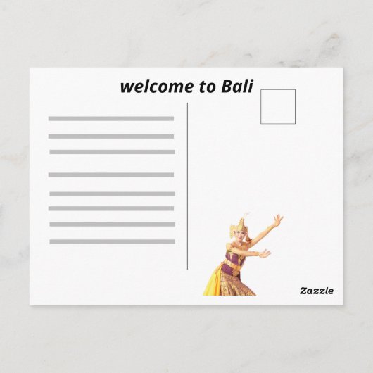 踊り ポストカード (裏面)