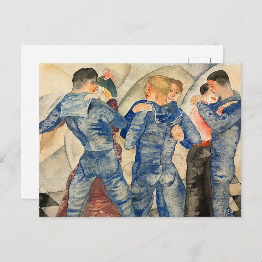 踊り ポストカード (正面/裏面)