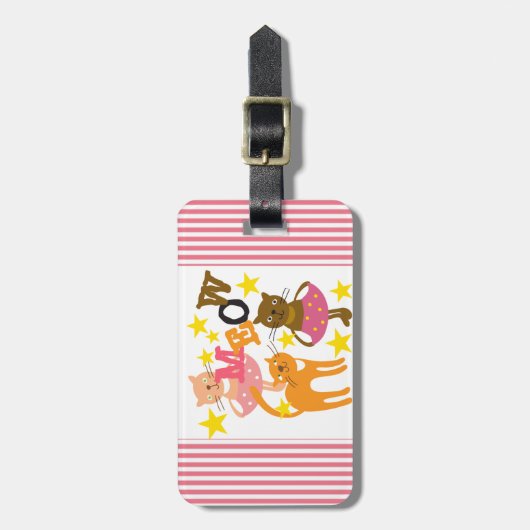 踊り ラゲッジタグ (正面縦)