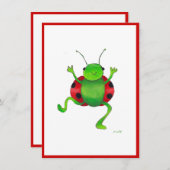 踊り「ラディバグ」の招待 招待状 (正面/裏面)