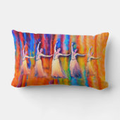 踊り ランバークッション (裏面)