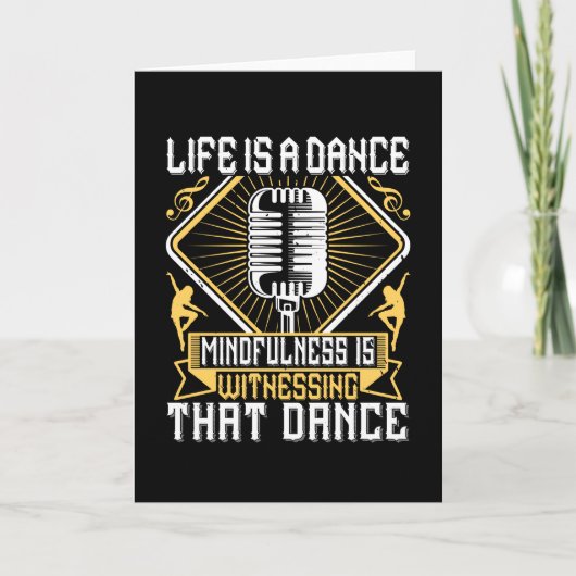 踊り – 人生は踊り カード (正面)