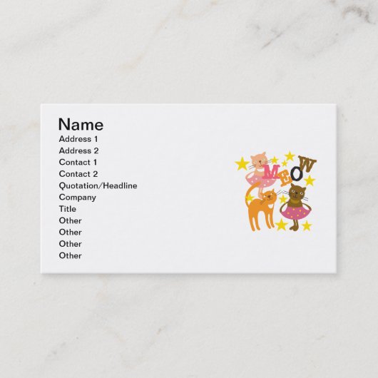 踊り 名刺 (正面)