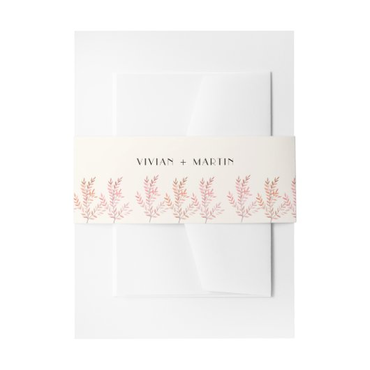 踊り 招待状ベリーバンド (正面例)