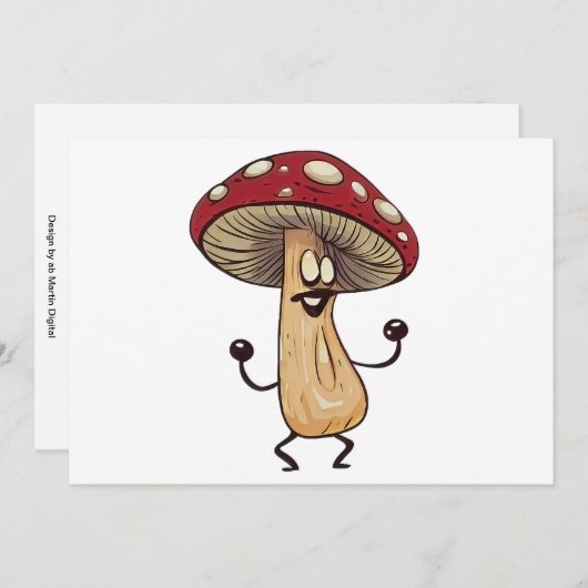 踊り 招待状 (正面/裏面)