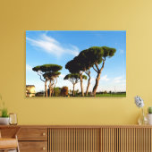 "踊り"松の木、デジタルアート絵画の。 キャンバスプリント (インサイチュ (リビング))