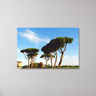 "踊り"松の木、デジタルアート絵画の。 キャンバスプリント