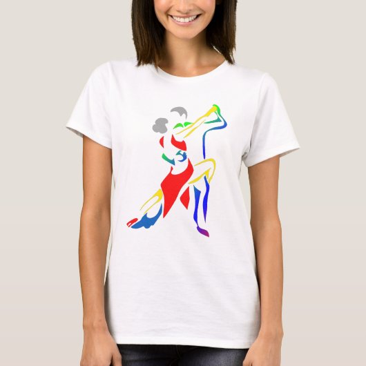 踊り(色) Tシャツ (正面)