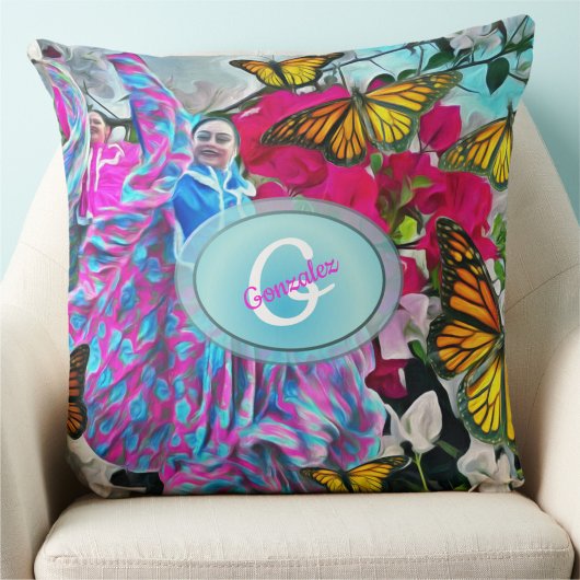 踊り(花と蝶) PV01 クッション