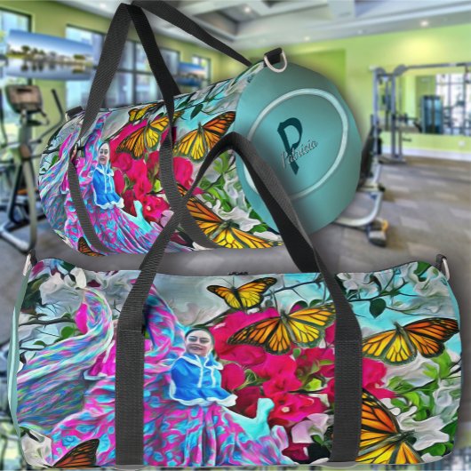 踊り（花と蝶） PV01 ダッフルバッグ