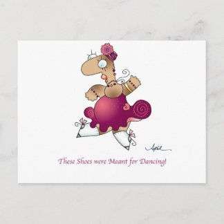 踊り!April McCallumによるポストカード ポストカード