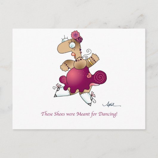 踊り!April McCallumによるポストカード ポストカード (正面)