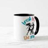 踊りBFTGコーヒーマグ マグカップ (正面右)