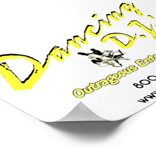 踊りDjポスター ポスター (角)