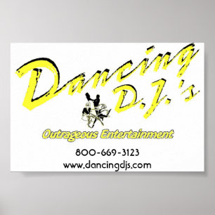 踊りDjポスター ポスター